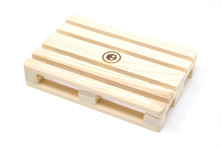Mini pallet per tastiera in legno