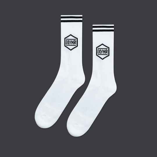 DLYNR Socks White