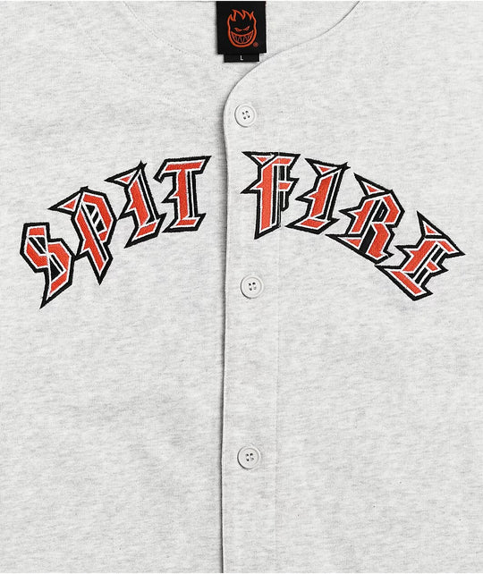 Spitfire Old And Light Gray Baseball Jersey