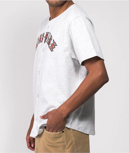 Spitfire Old And Light Gray Baseball Jersey