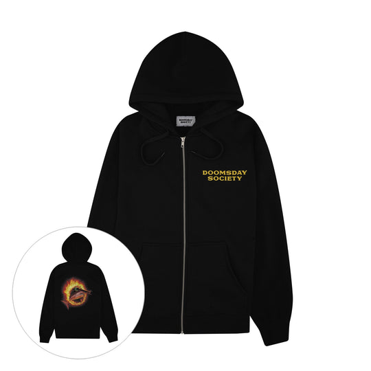 RING ON FIRE ZIP HOODIE