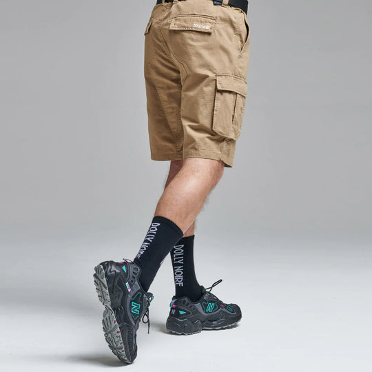 Beige Ripstop Cargo Shorts