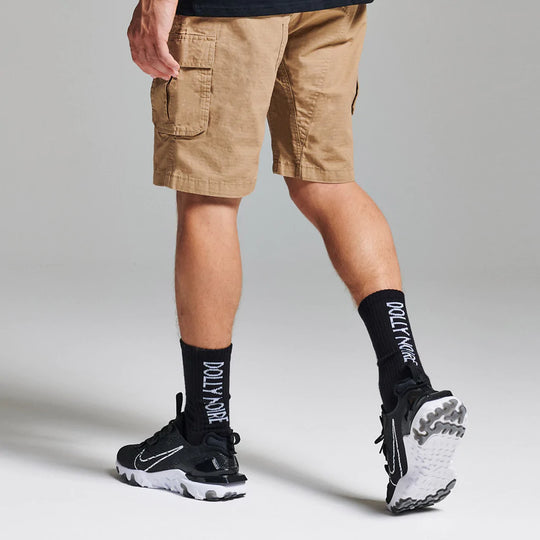 Beige Ripstop Cargo Shorts