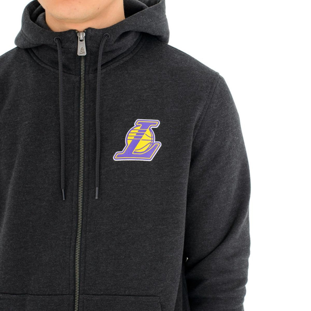 LOS ANGELES LAKERS TEAM APPAREL HOODY FULL ZIP FELPA