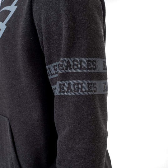 New Era Nfl Philadelphia Eagles Tonal Black Hoody Charcoal