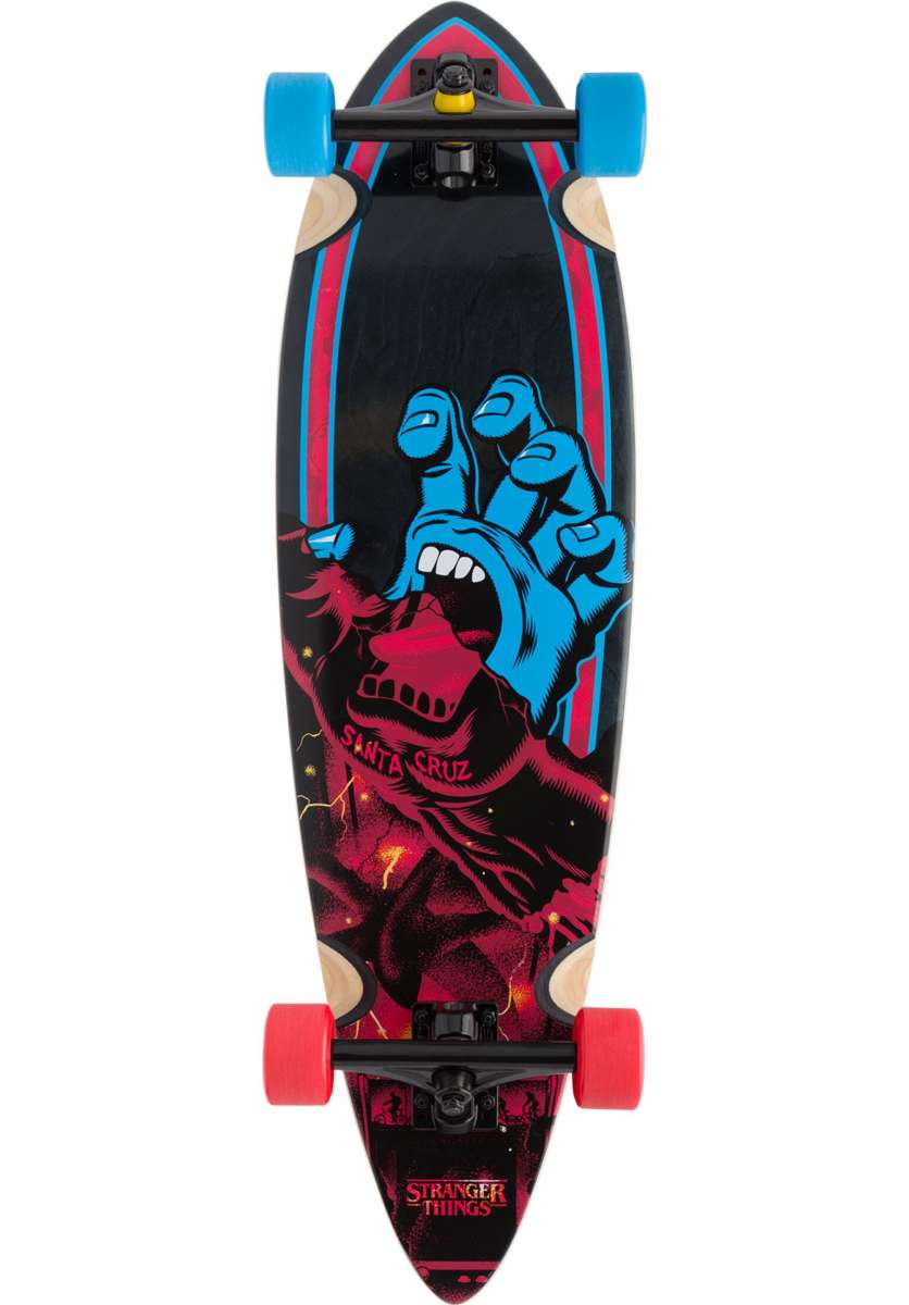 Santa Cruz - Stranger Things Screaming Hand 9.20in x 33in Cruzer Pintail