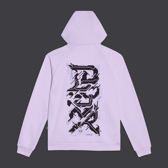 DLYNR Cyber Letters Hoodie Lavender