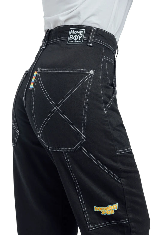 x-tra WORK PANTS Black