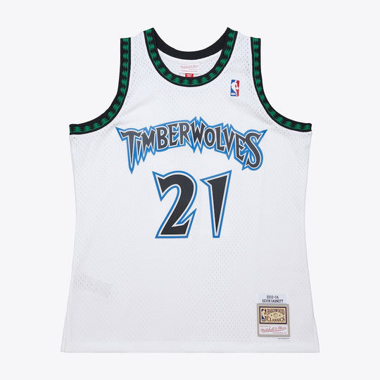 Men's Kevin Garnett White Minnesota Timberwolves 2003/04 Swingman Jersey