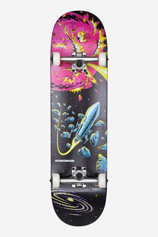 G1 WHERE TO NEXT 8.375 COMPLETE SKATEBOARD - BLACK MAPLE/RECON