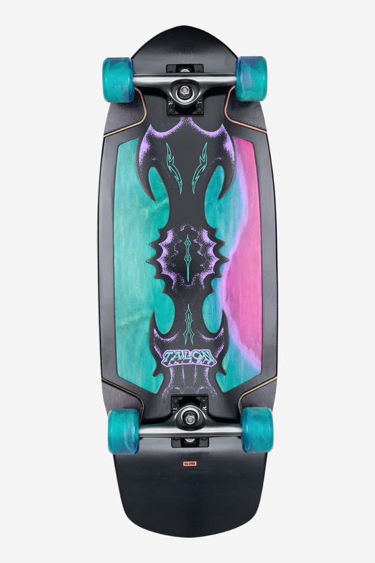 TALON 30" CRUISERBOARD - BLACK/BLUE/GREEN