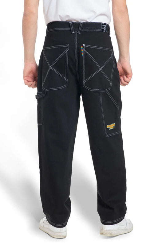 x-tra WORK PANTS Black