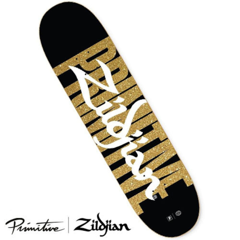 Primitive Deck Zildjian Unite Black/Gold Glitter 8.38