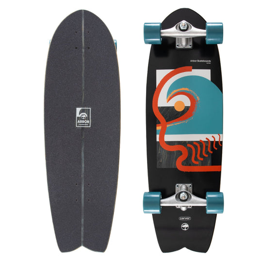 Arbor X Carver CX Surfskate Fat Fish 32