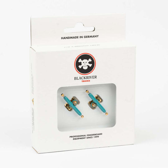 Blackriver Trucks X-Wide 3.0 turquoise/gold 34mm