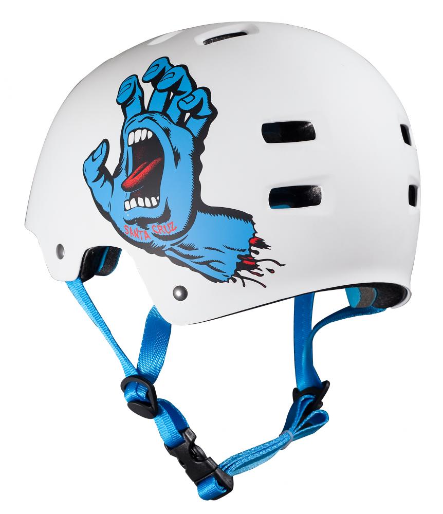 Bullet x Santa Cruz Helmet Wht