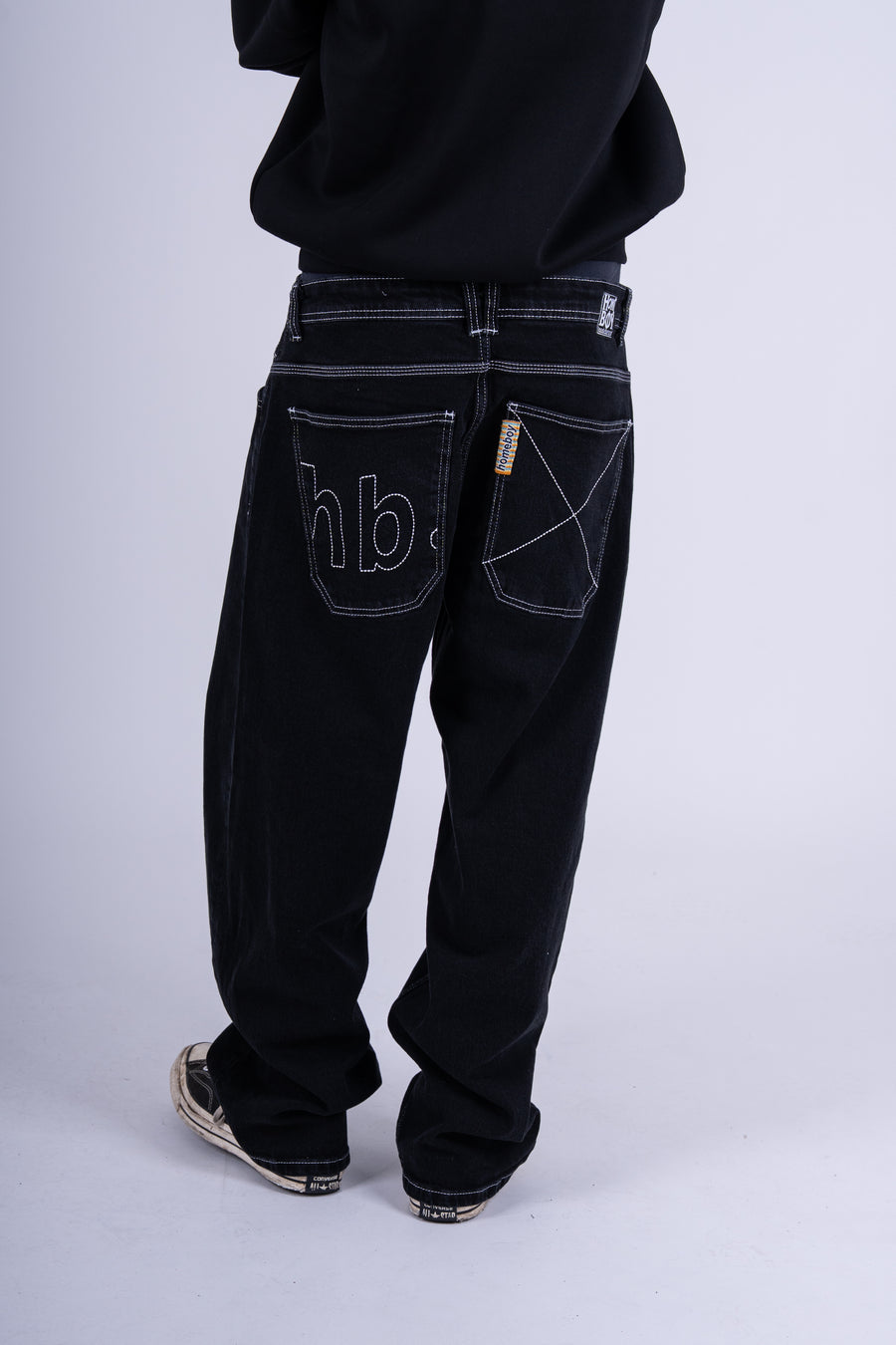 X-TRA MONSTER HB. DENIM WASHED BLACK