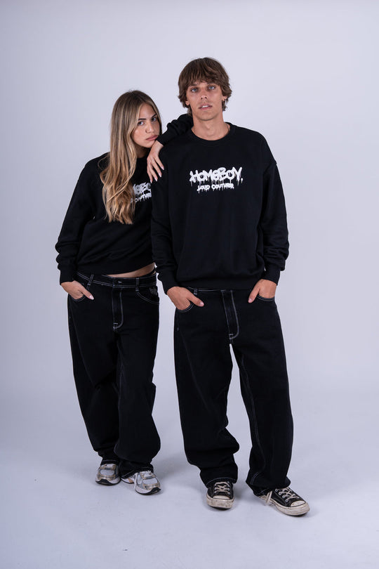 X-TRA MONSTER HB. DENIM WASHED BLACK