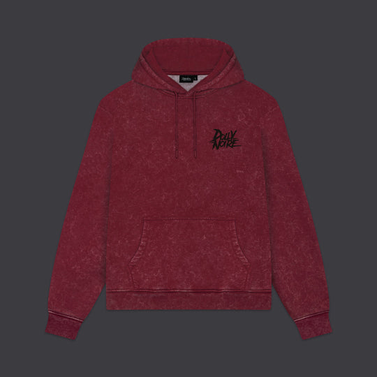 Heaven Falls Hoodie Acid Red