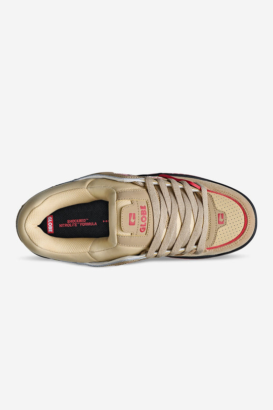 FUSION - KHAKI/RED