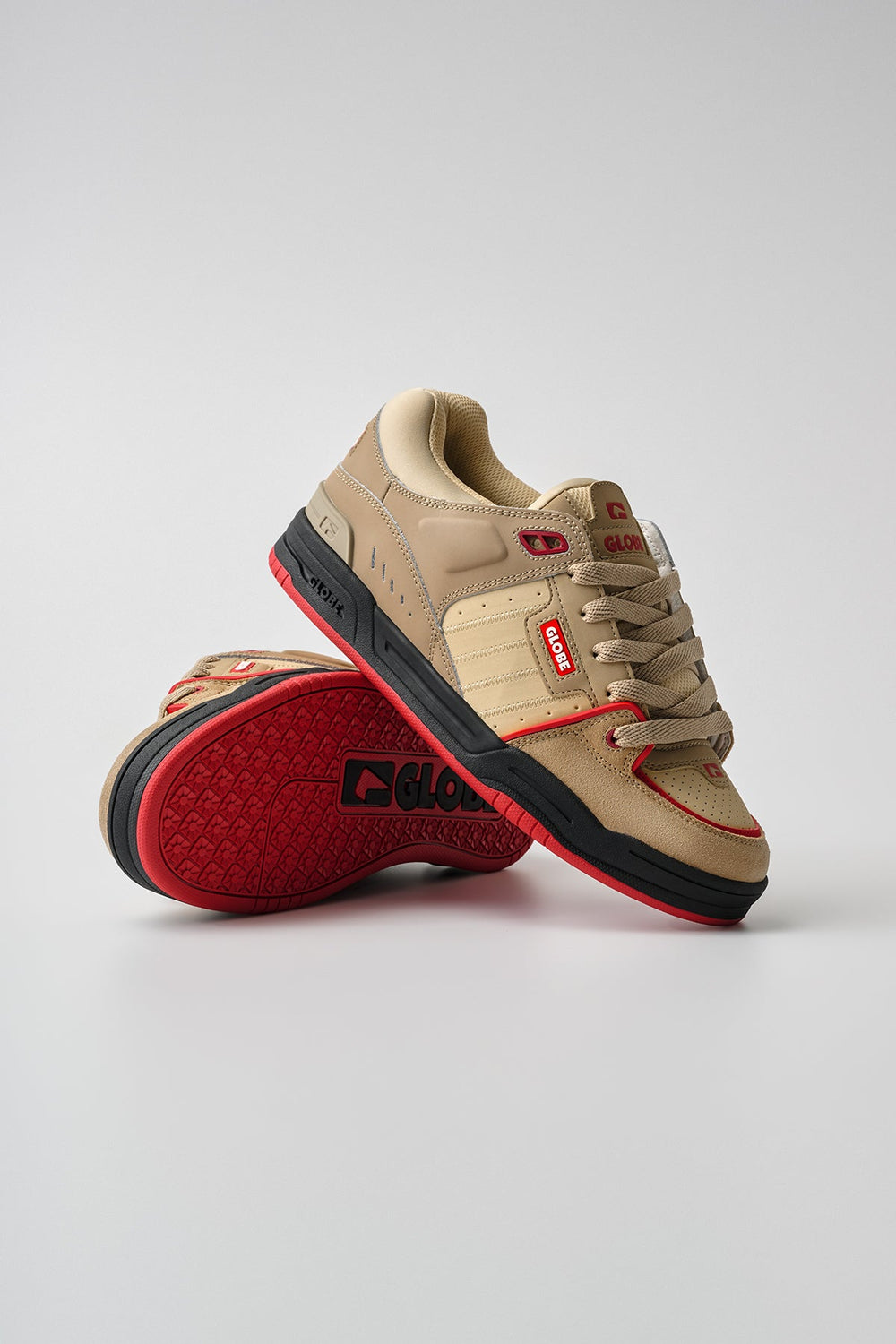 FUSION - KHAKI/RED