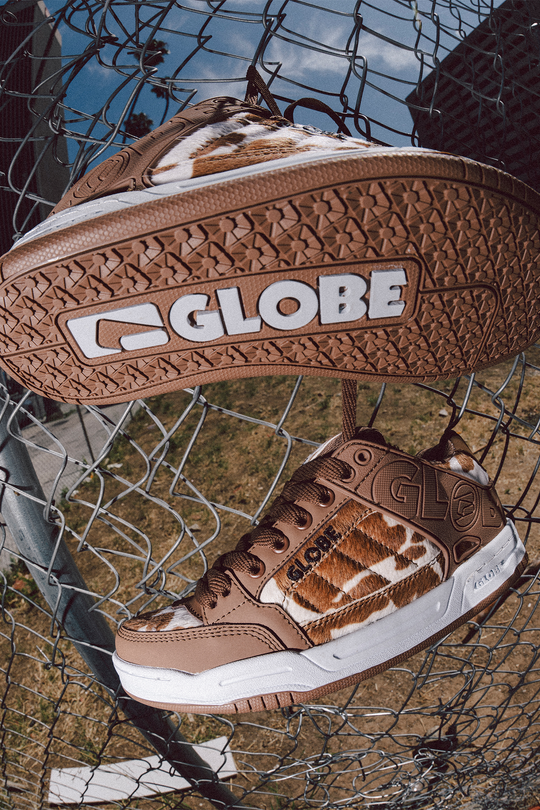 TILT - BROWN/WHITE COW - SHOES