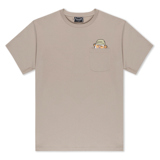 NERMAL S THOMPSON POCKET TEE (TAN)