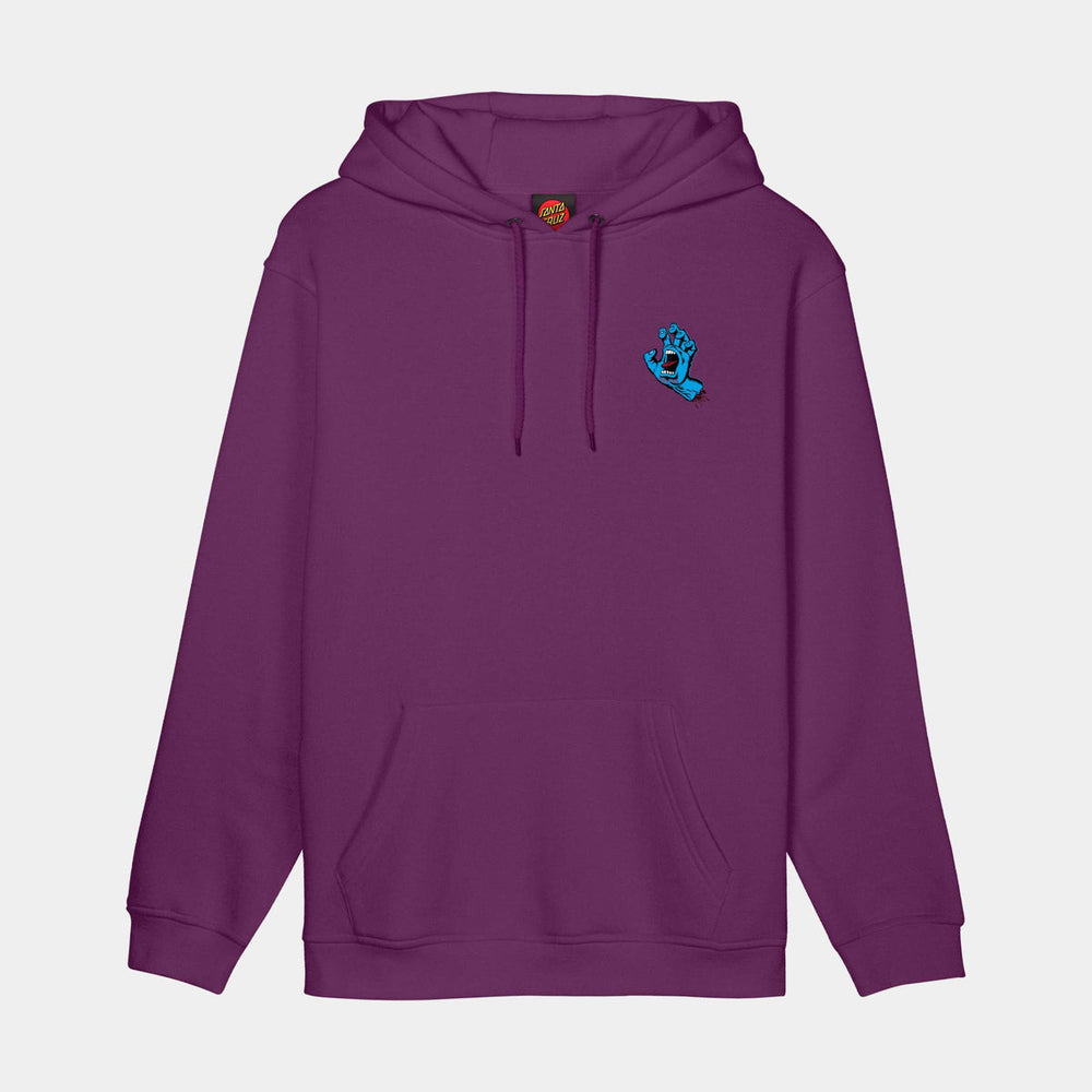 Screaming Hand Chest Hoodie