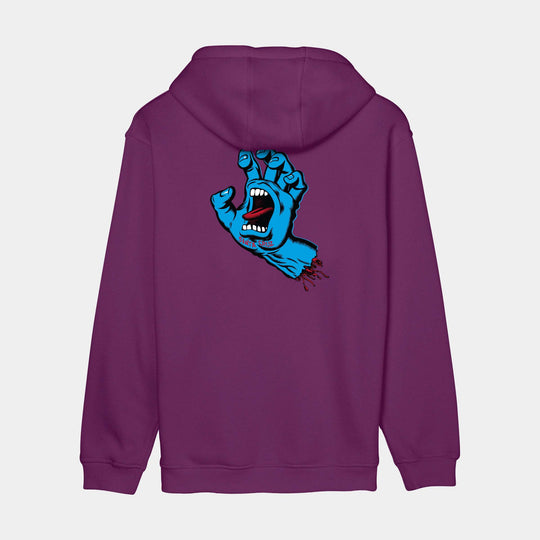 Screaming Hand Chest Hoodie