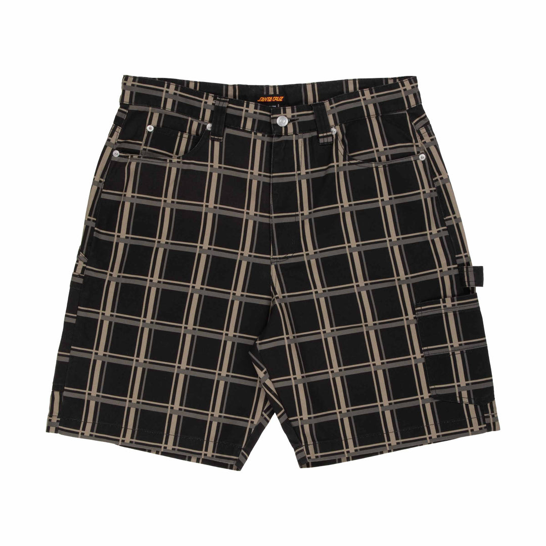 Carpenter Big Shorts Black Check