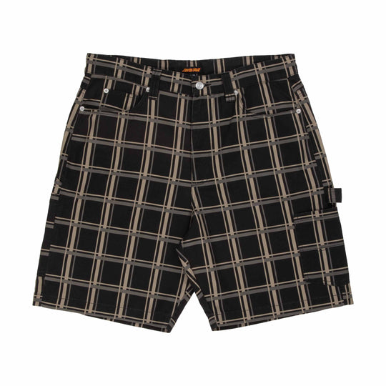 Carpenter Big Shorts Black Check