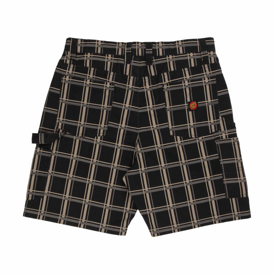 Carpenter Big Shorts Black Check