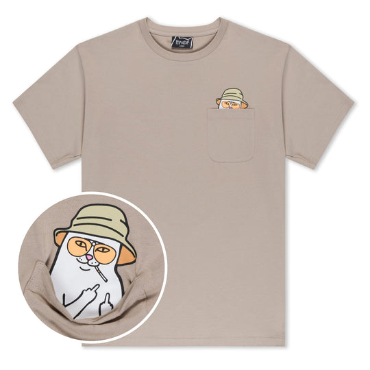 NERMAL S THOMPSON POCKET TEE (TAN)