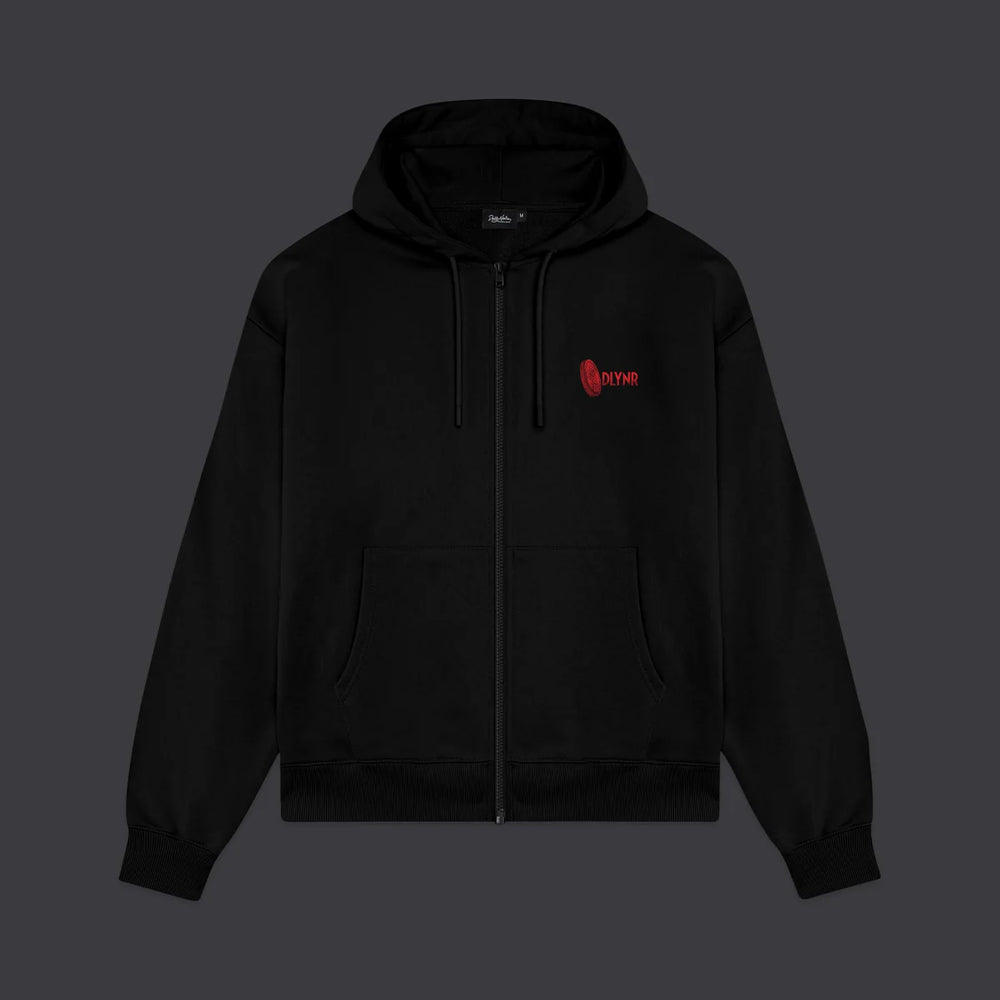 Corruption Zip Hoodie Black