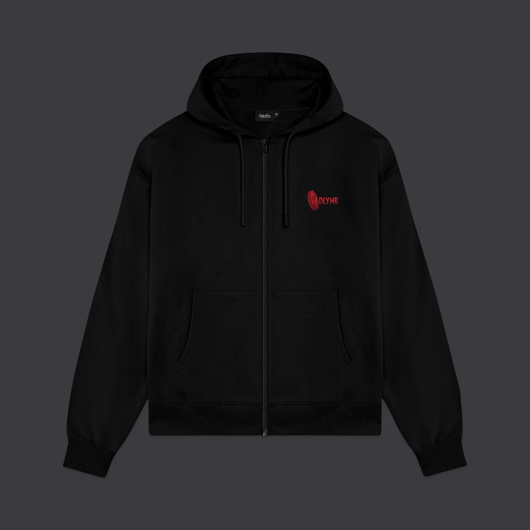 Corruption Zip Hoodie Black