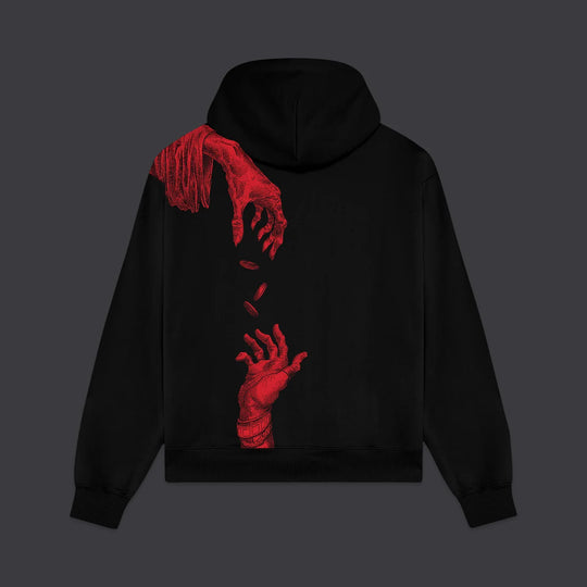 Corruption Zip Hoodie Black
