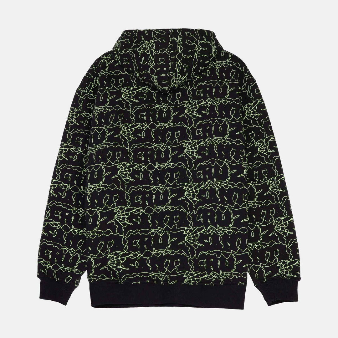 Punk Web Zip Hoodie