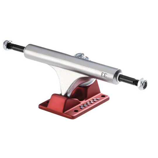 ACE CLASSIC SKATEBOARD TRUCKS (POLISHED/RED)