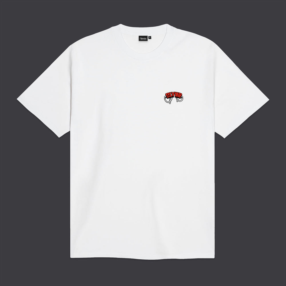 Hockey Mask Trio Tee White