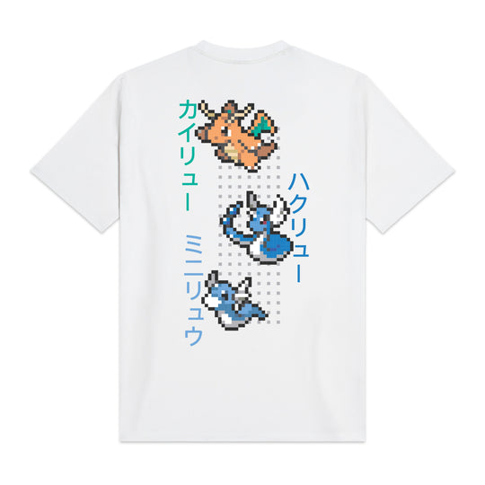 Dragonite Evolution Tee White