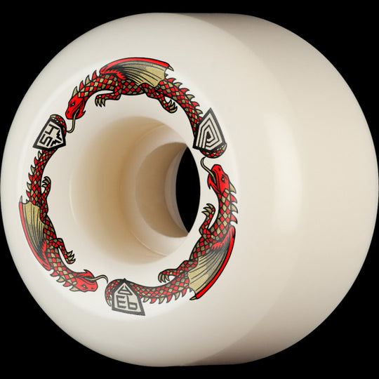 Powell Peralta Dragons 93A - A2 Symmetrical Shape - Wide Ride Patch - 54mm x 39mm 93A A2 Skateboard Wheels 4pk