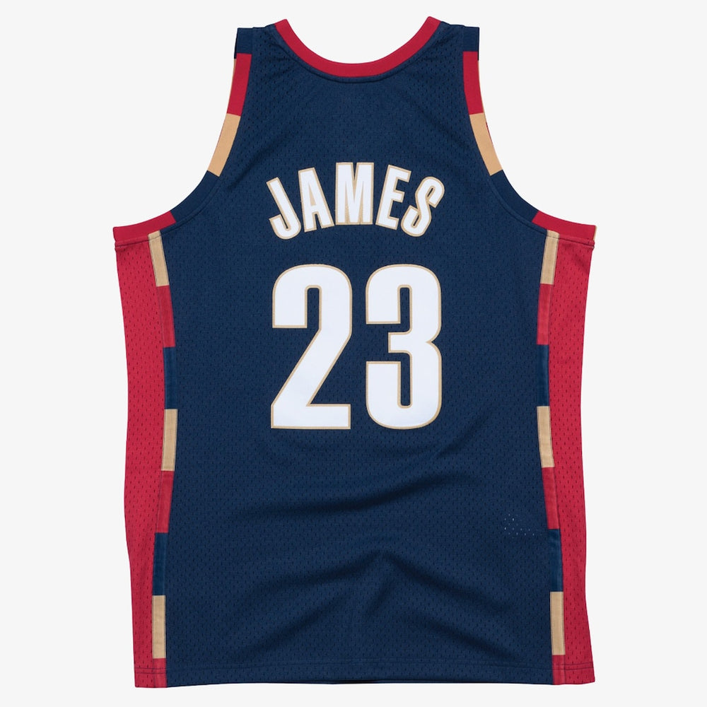 LeBron James Cleveland Cavaliers 2008-09 Navy Swingman Player Jersey