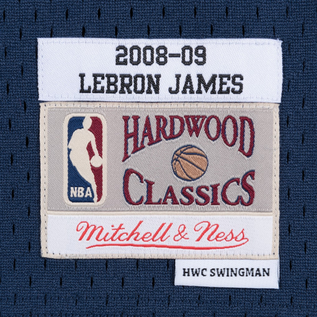 LeBron James Cleveland Cavaliers 2008-09 Navy Swingman Player Jersey