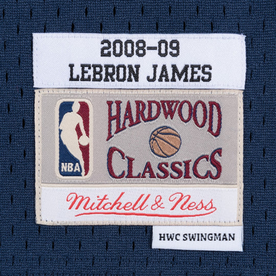 LeBron James Cleveland Cavaliers 2008-09 Navy Swingman Player Jersey