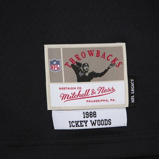 Men's Ickey Woods Black Cincinnati Bengals 1988 Legacy Jersey