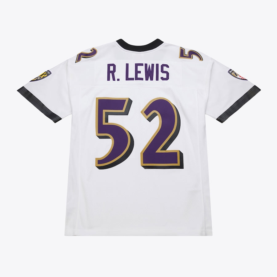 Men's Ray Lewis White Baltimore Ravens 2000 Legacy Jersey