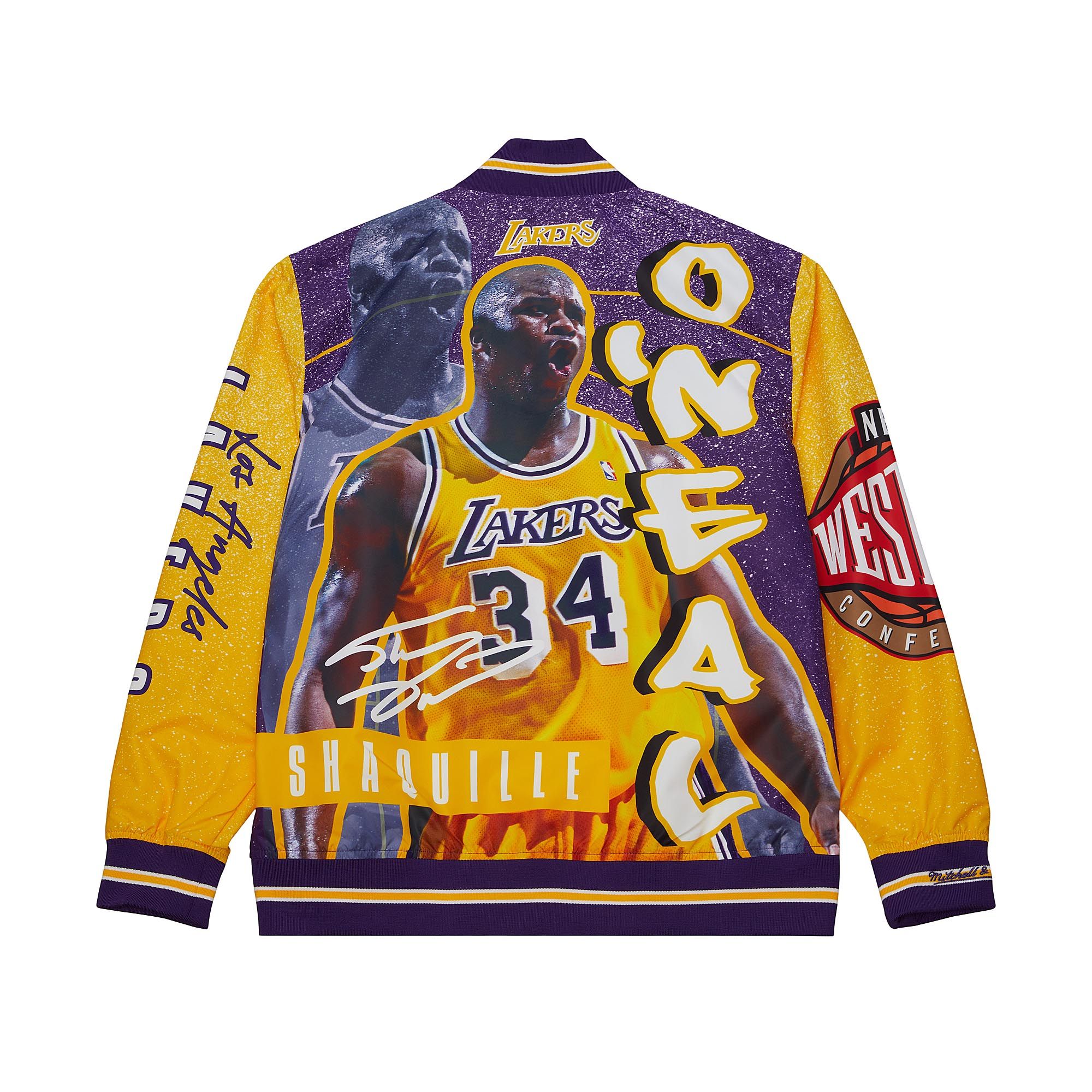 Player Burst Warm Up Jacket Los Angeles Lakers Shaquille O Neal