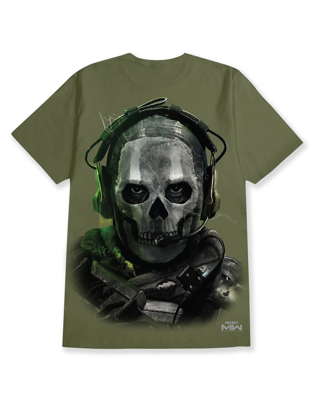 Call Of Duty Ghost T-Shirt Uomo Military Green