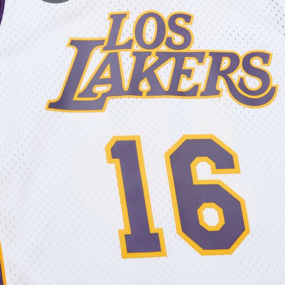 Swingman Pau Gasol Los Angeles Lakers White Los Lakers 2008 Jersey