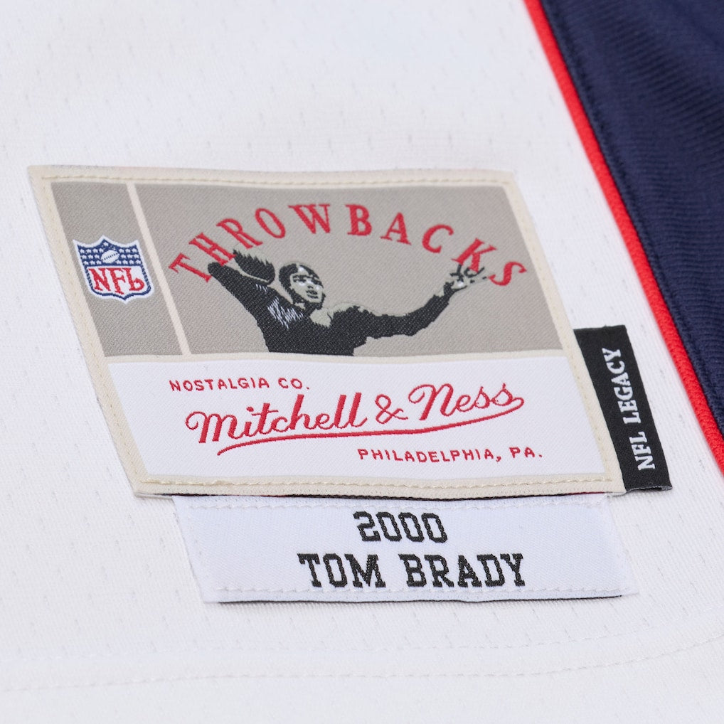 Tom Brady New England Patriots 2000 White Legacy Jersey